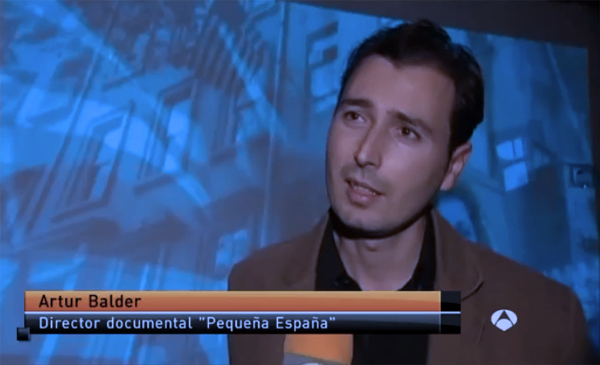 Artur Balder interviewed by Antena 3 TV Weekend News